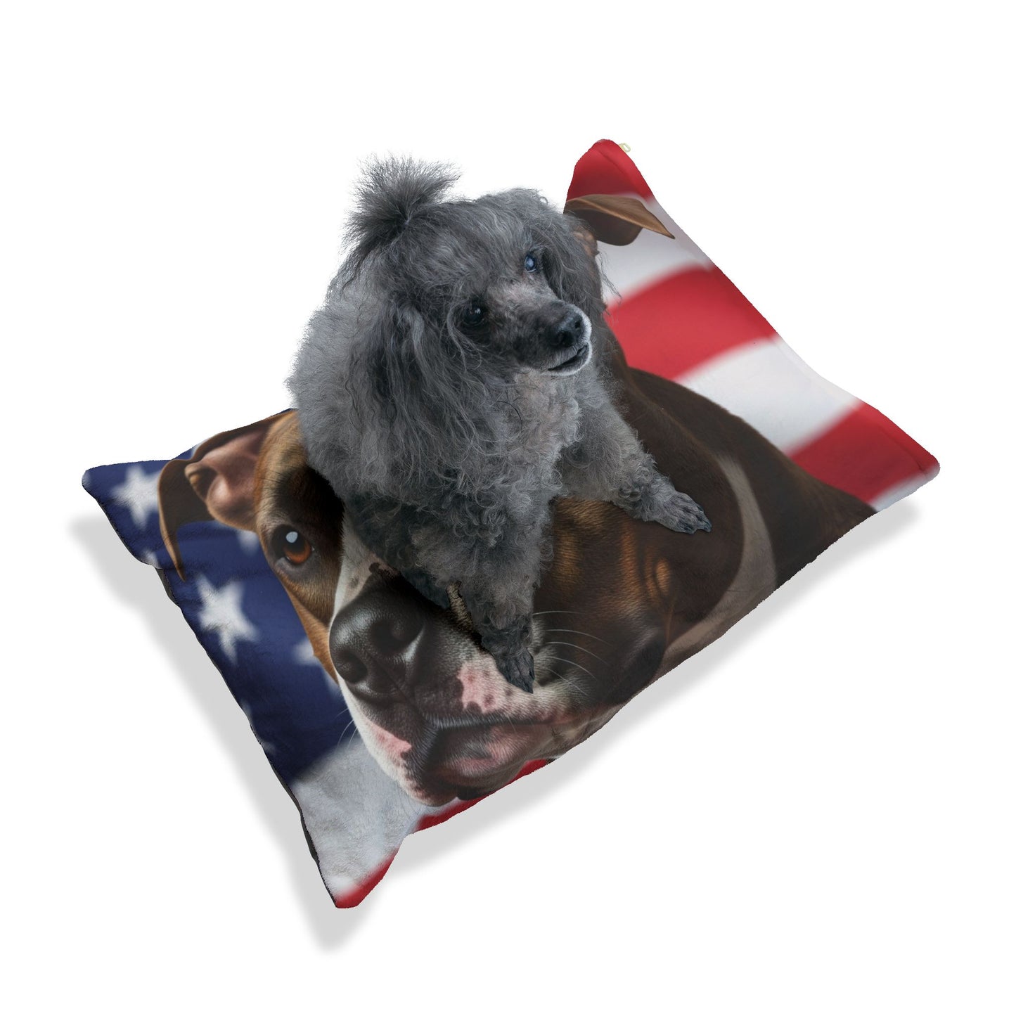 American Staffordshire Terrier Patriotic Pet Bed