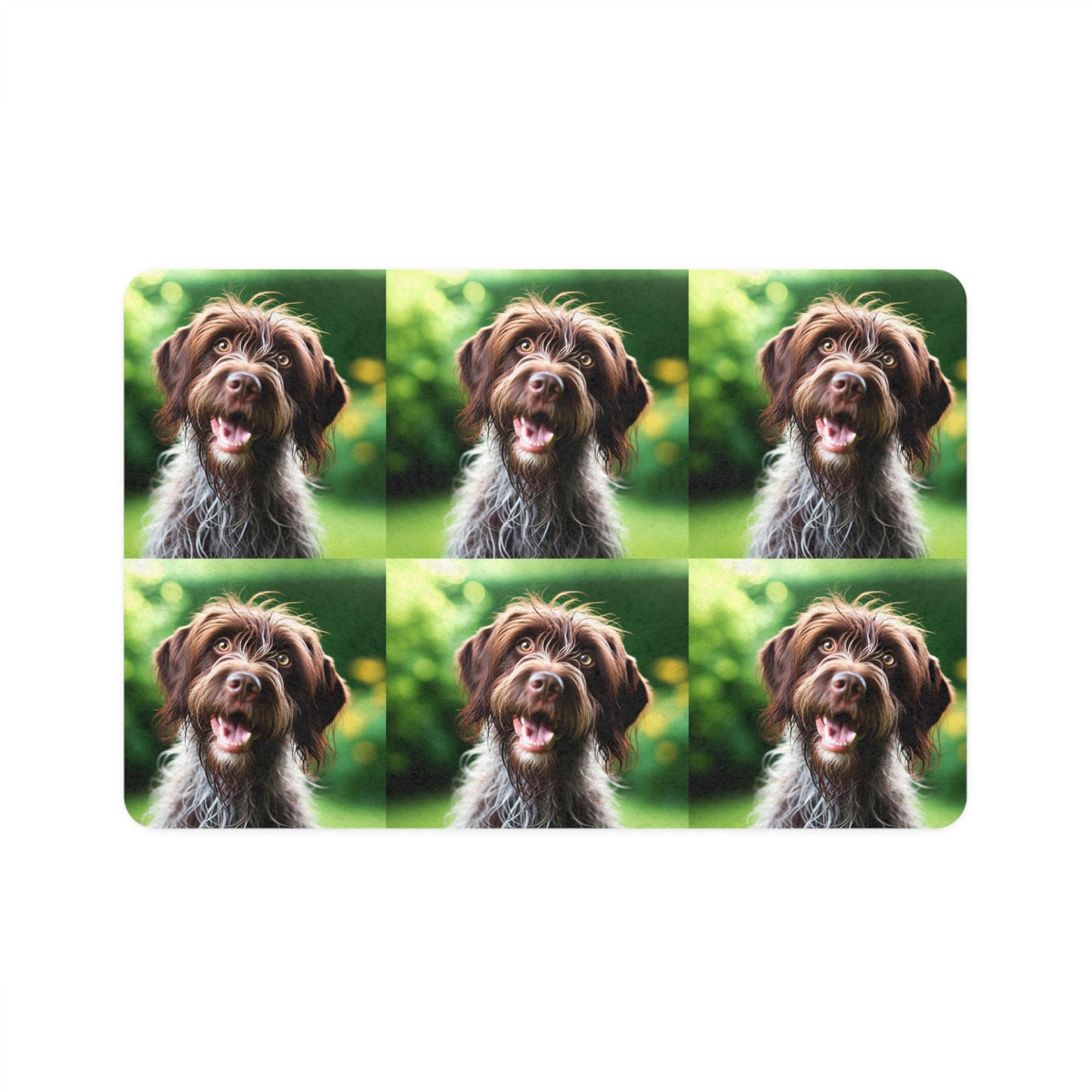 Pet Food Mat (12x18) - German Wirehaired Pointer