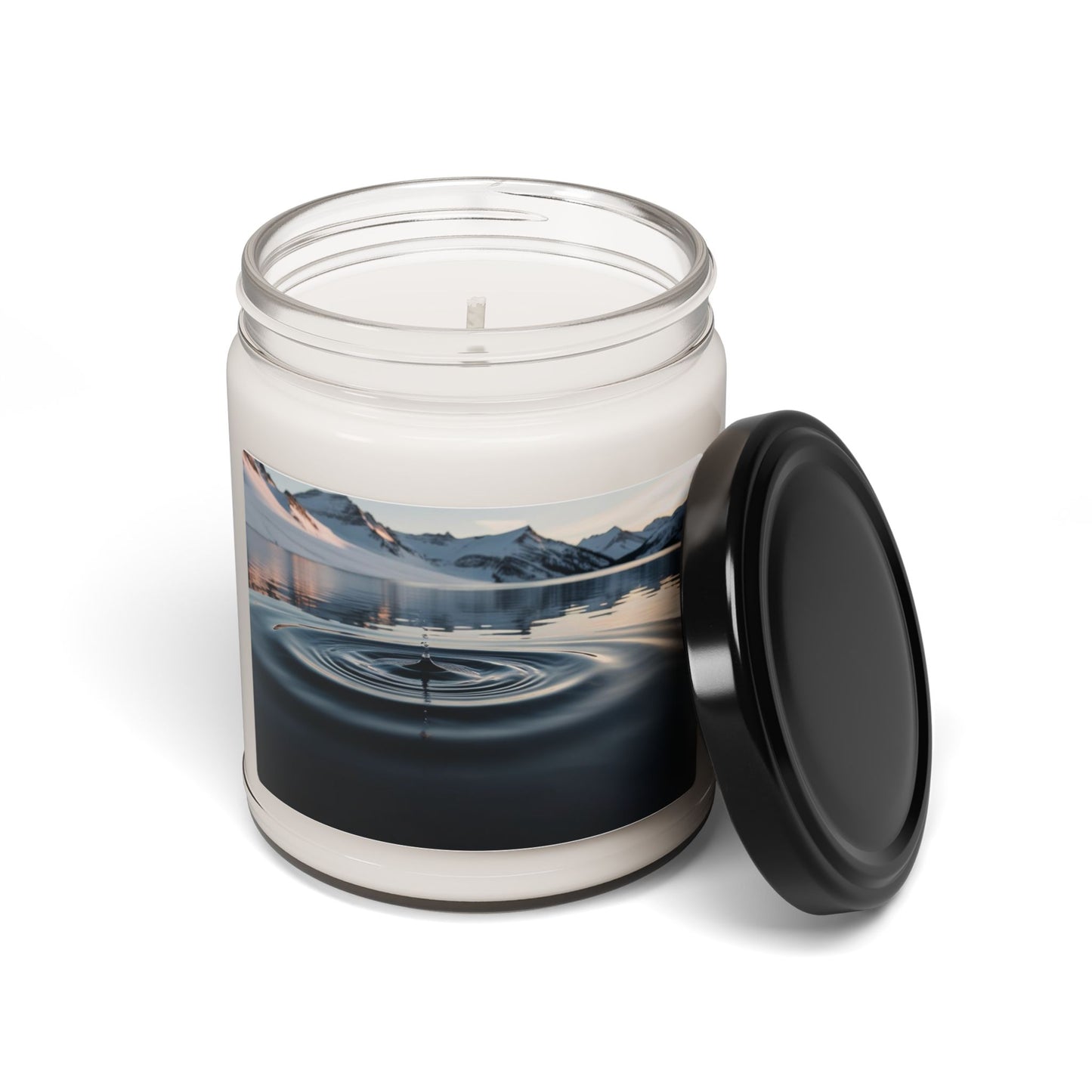Ripple in a Snowy Mountain Lake- Scented Soy Candle, 9oz