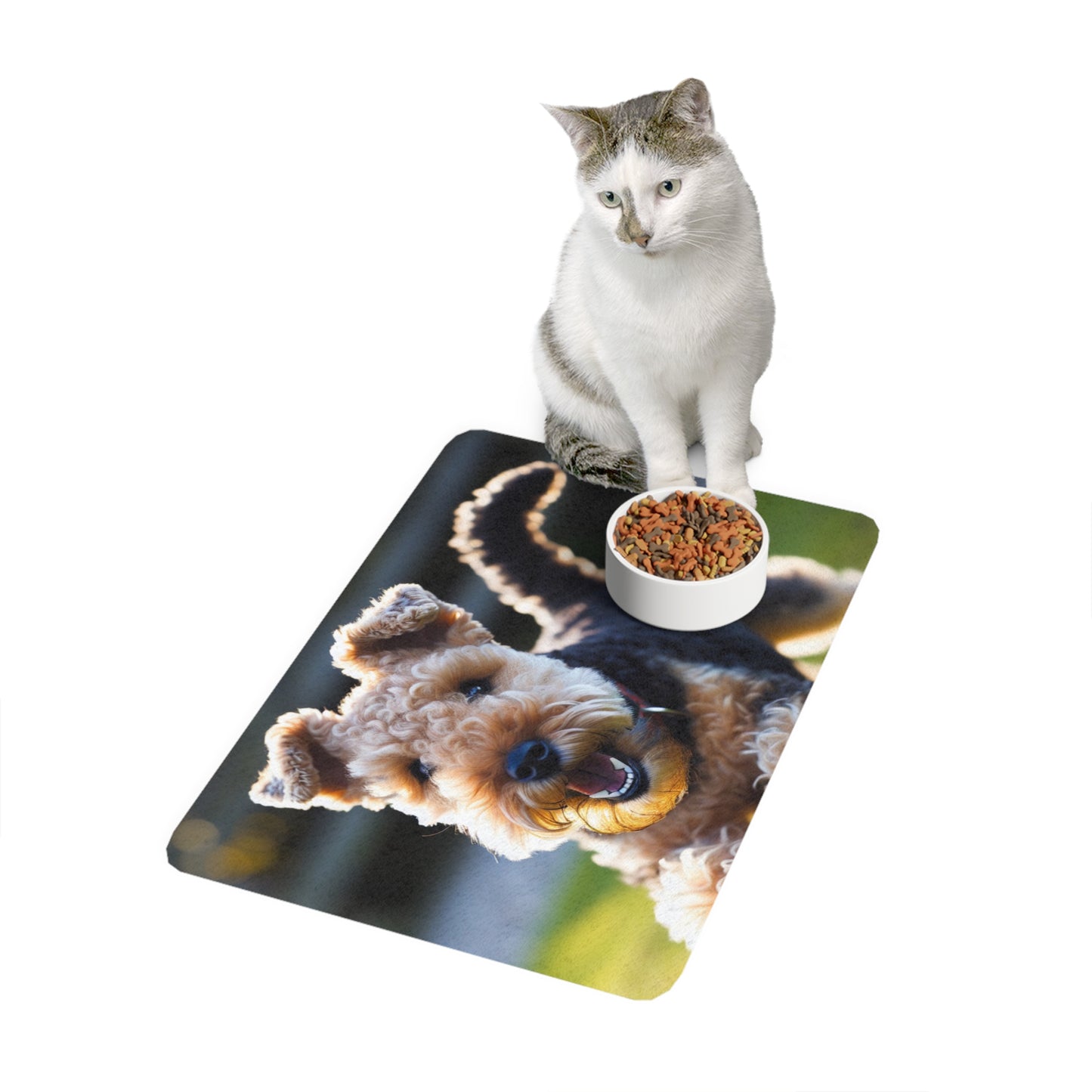 Pet Food Mat (12x18) - Lakeland Terrier