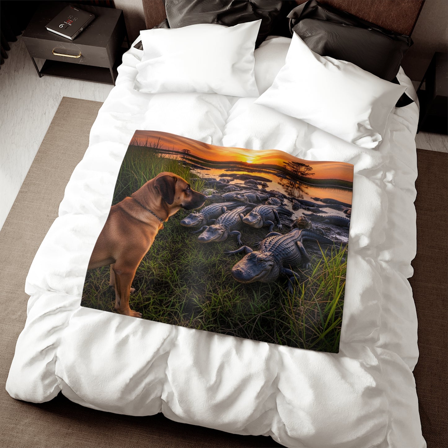 Black Mouth Cur Blanket
