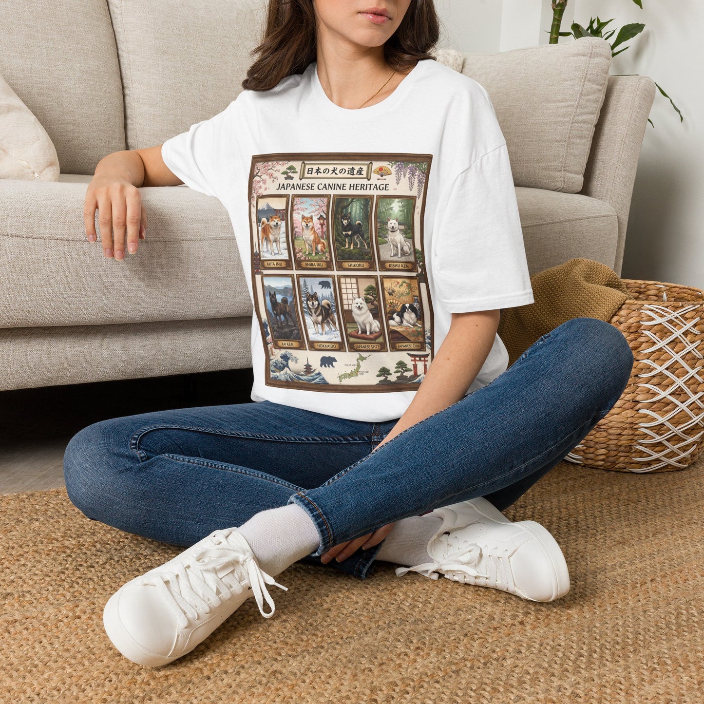 Japanese Canine Heritage Tee Shirt