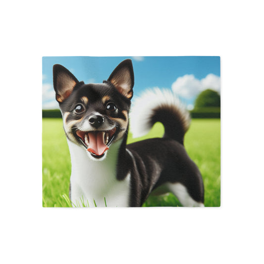 Japanese Terrier Sweatshirt Blanket