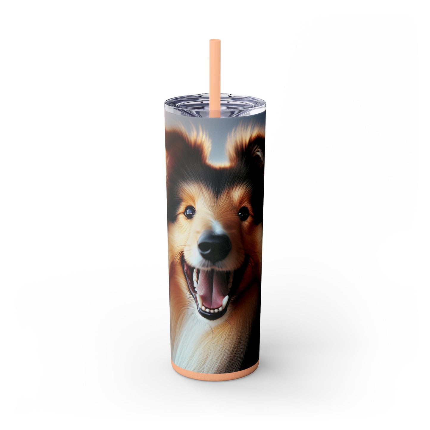 Vaso Collie con pajita, 20 oz