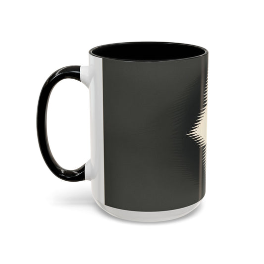 Optical Illusion Accent Mug – Ceramic Coffee Cup