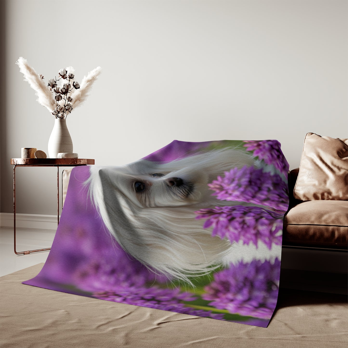 Maltese Sweatshirt Blanket