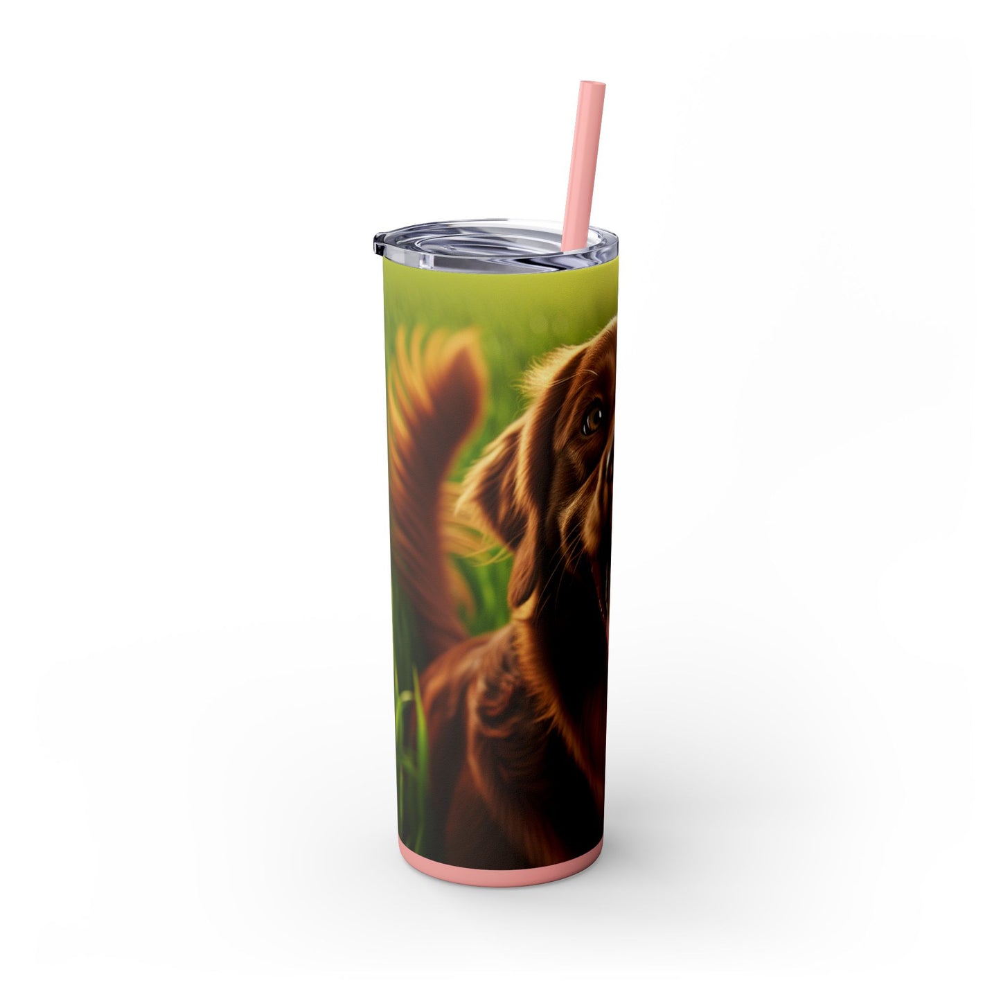 Gobelet isotherme Chesapeake Bay Retriever avec paille, 590 ml