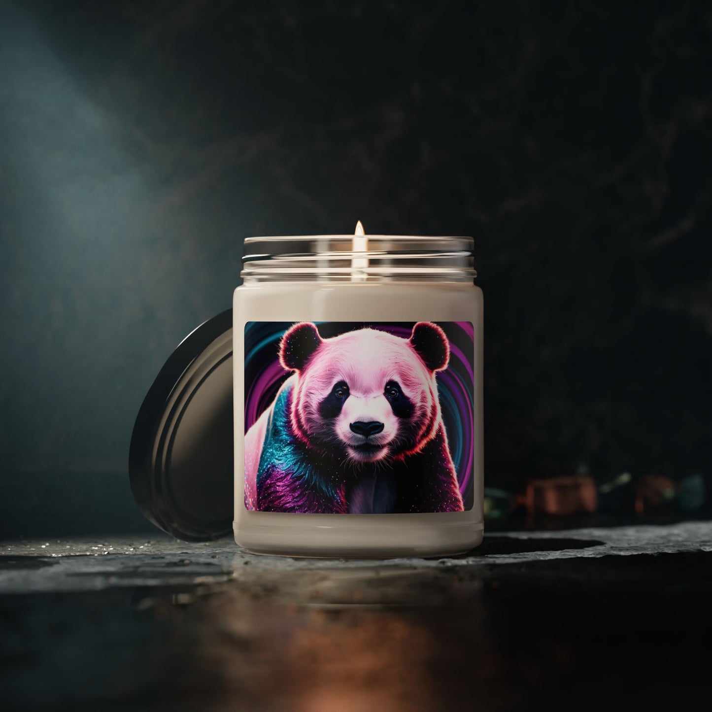 Psychedelic Panda- Scented Soy Candle, 9oz