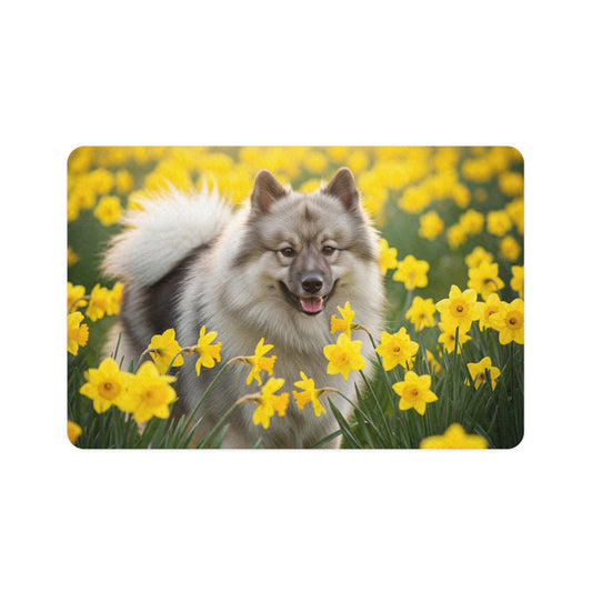 Pet Food Mat (12x18) - Keeshond