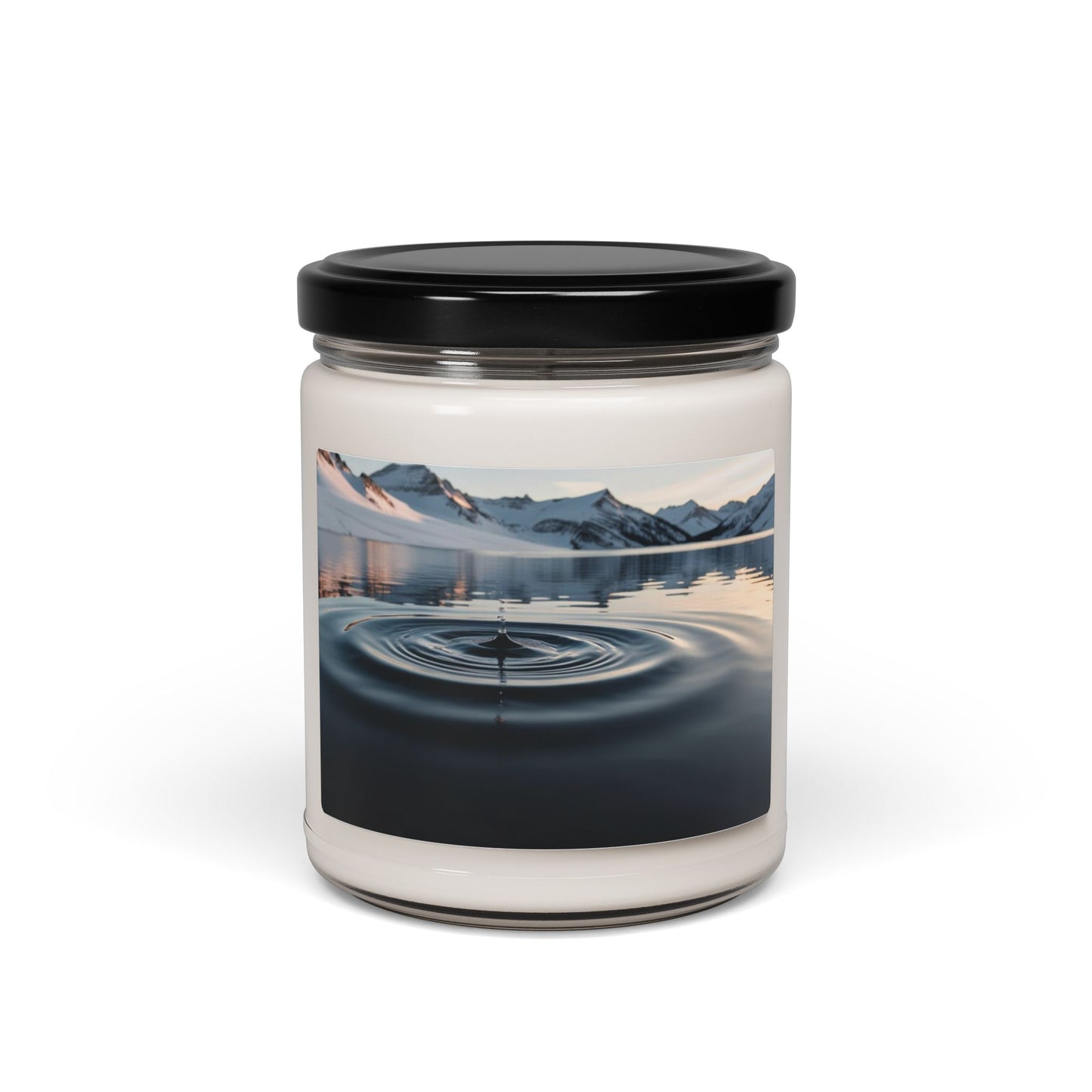 Ripple in a Snowy Mountain Lake- Scented Soy Candle, 9oz