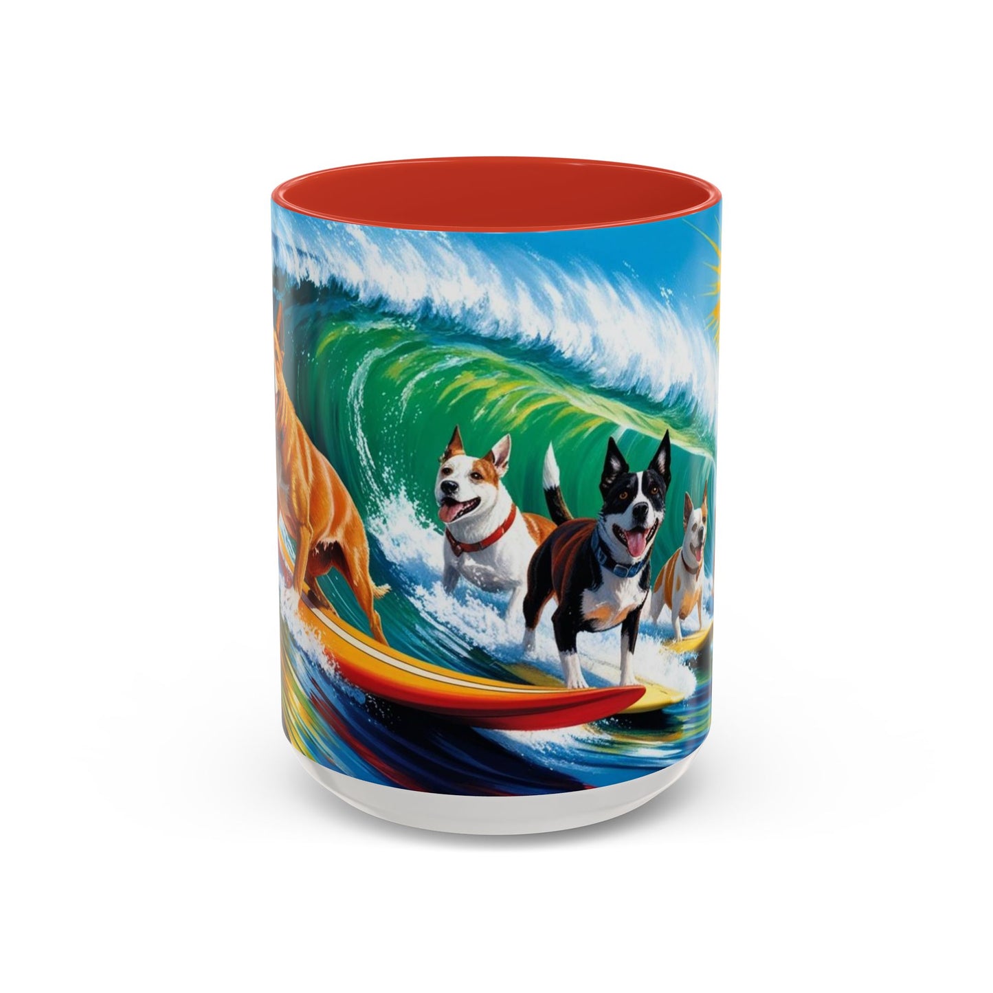 Taza de café con detalles de Surf Dogs: el regalo perfecto para los amantes de los perros