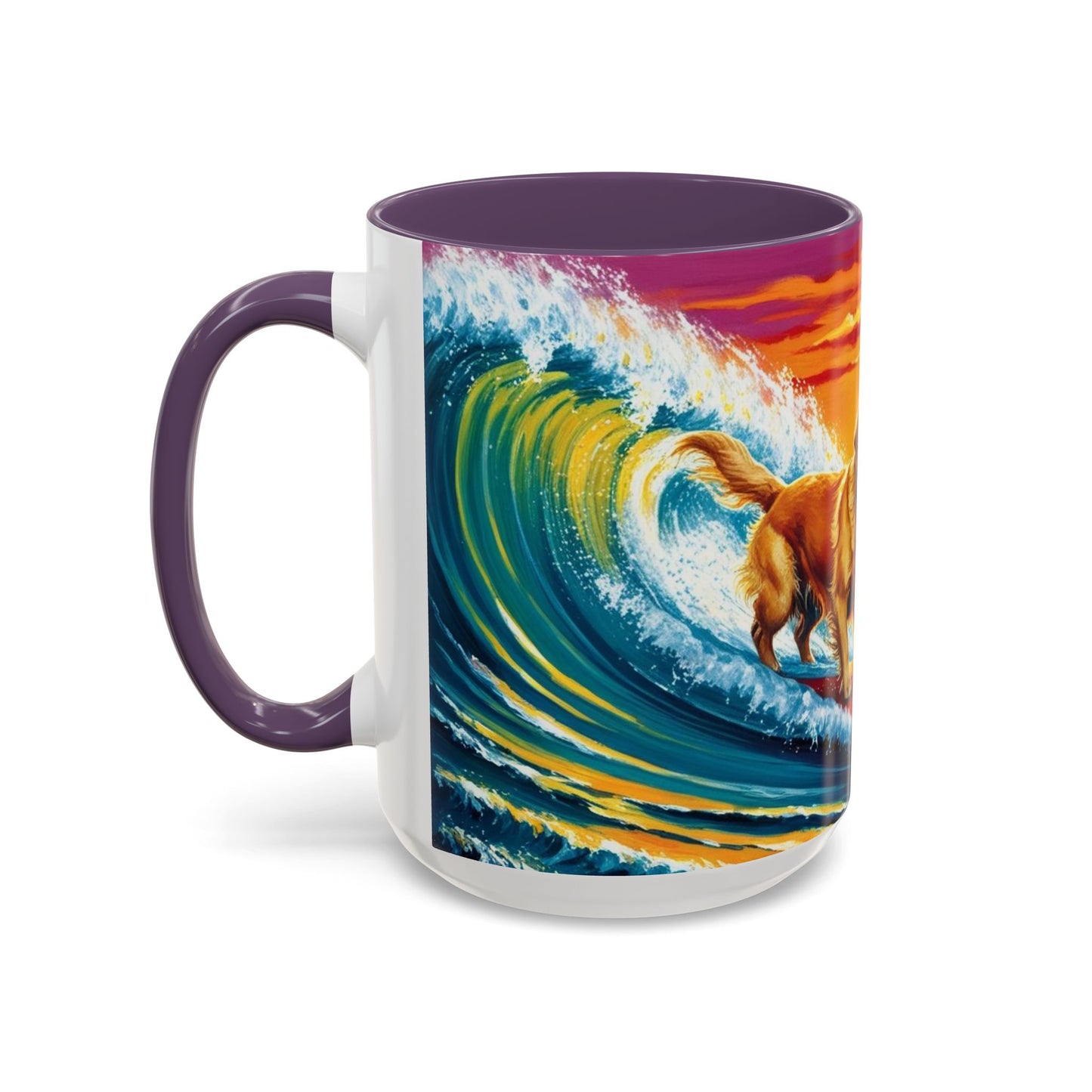 Taza de café con detalles de Surf Dogs: el regalo perfecto para los amantes de los perros