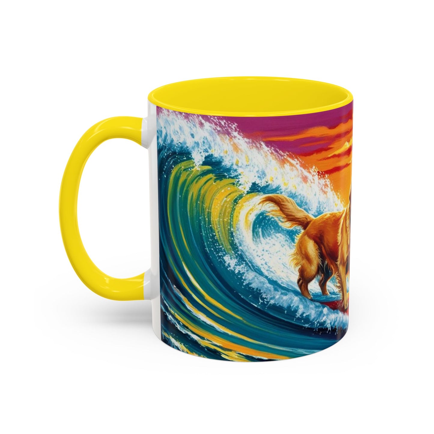 Taza de café con detalles de Surf Dogs: el regalo perfecto para los amantes de los perros