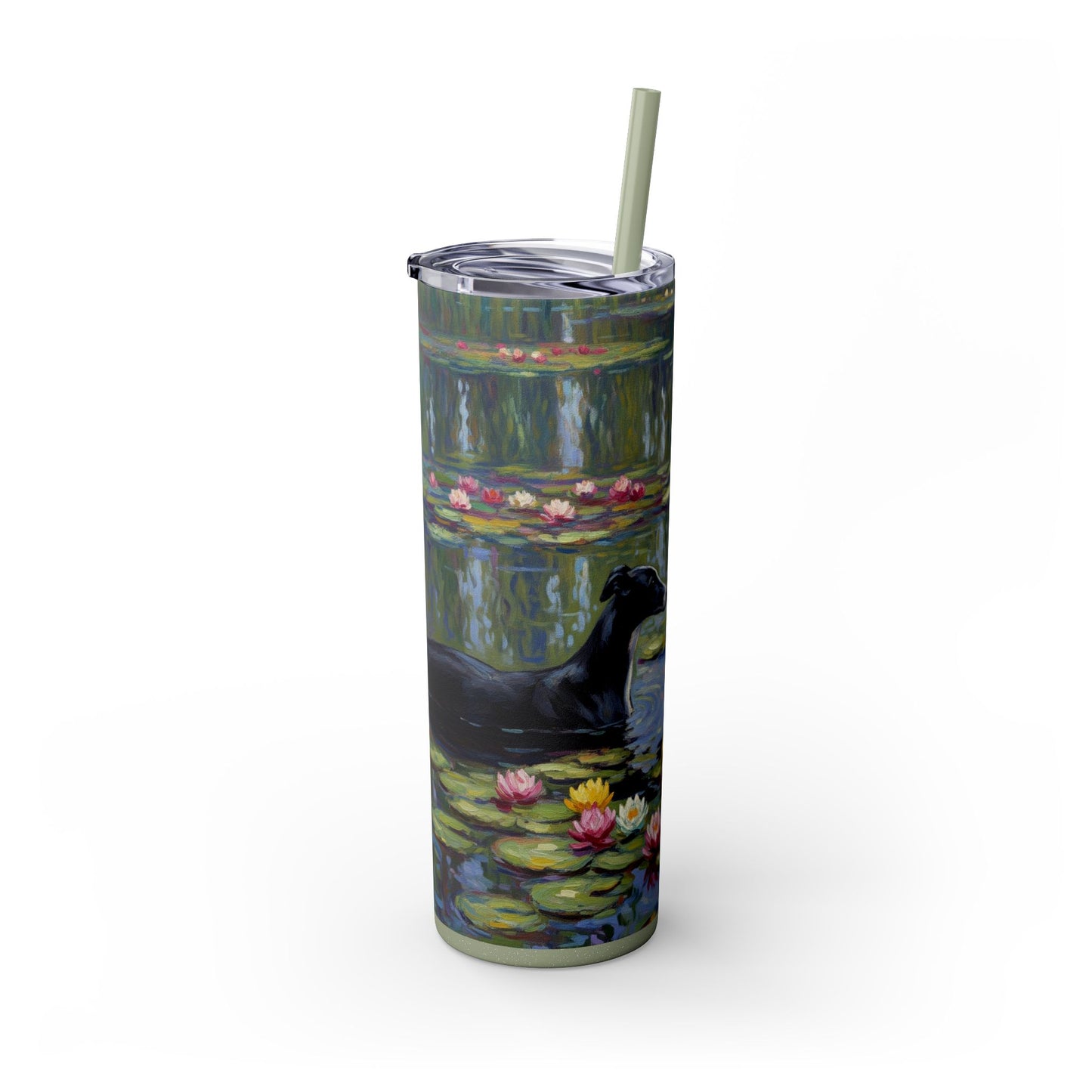 Vaso para galgos con pajita, 20 oz