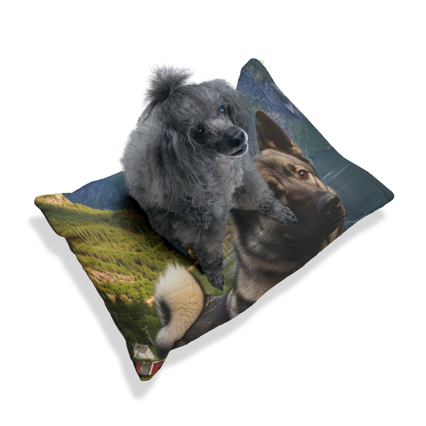 Norwegian Elkhound Pet Bed