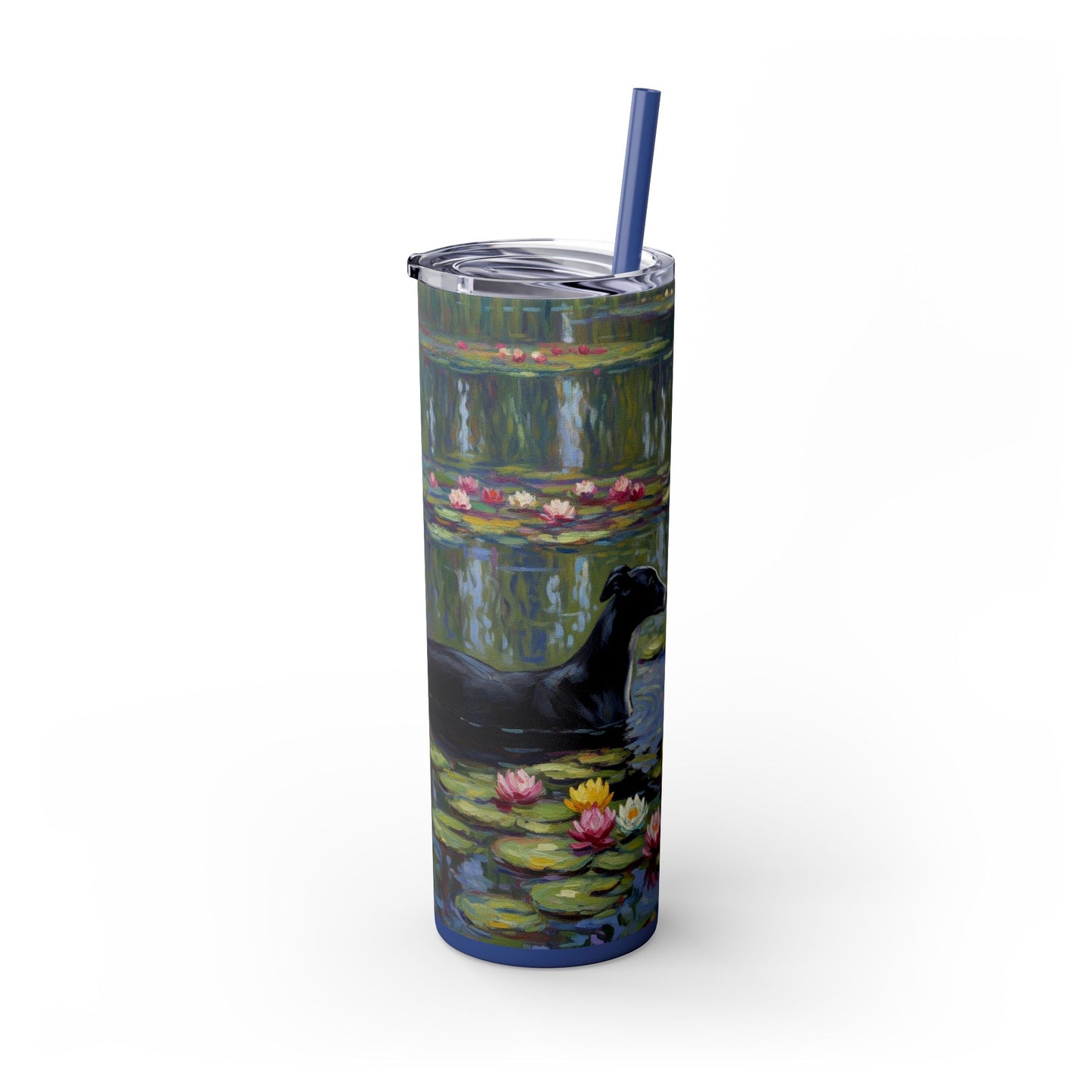 Vaso para galgos con pajita, 20 oz