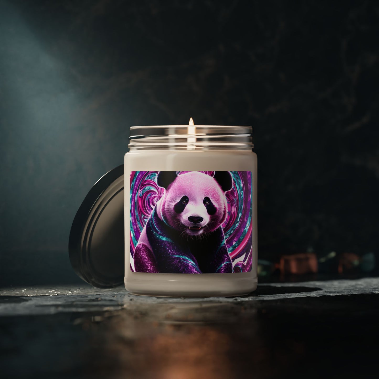 Psychedelic Panda- Scented Soy Candle, 9oz