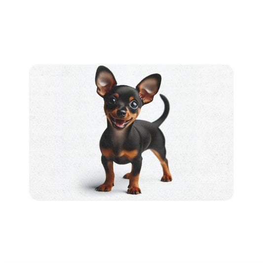 Pet Food Mat (12x18) - Miniature Pinscher