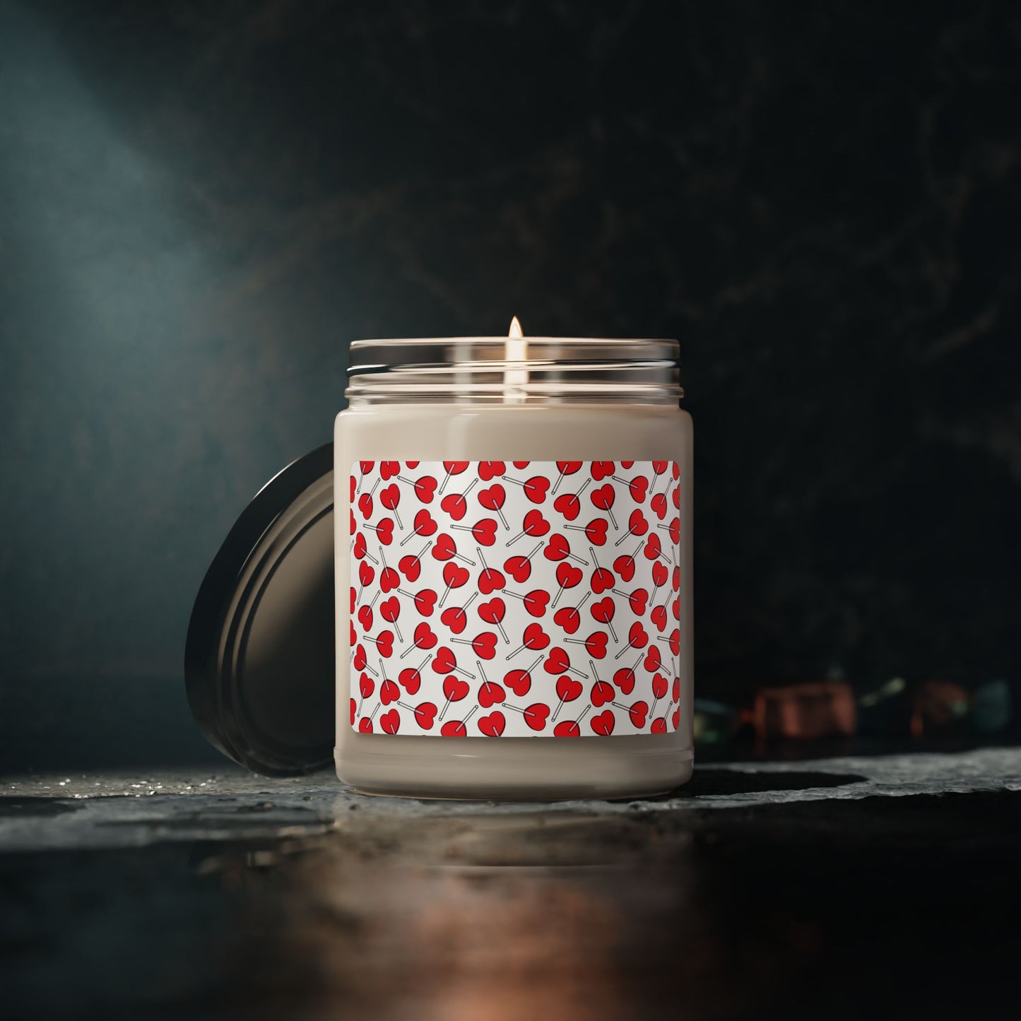 Heart Lollipop- Scented Soy Candle, 9oz