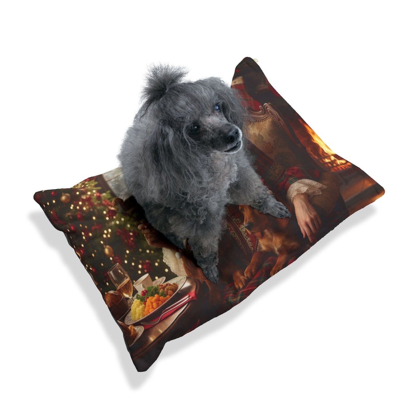 Scottish Holiday Feast Pet Bed