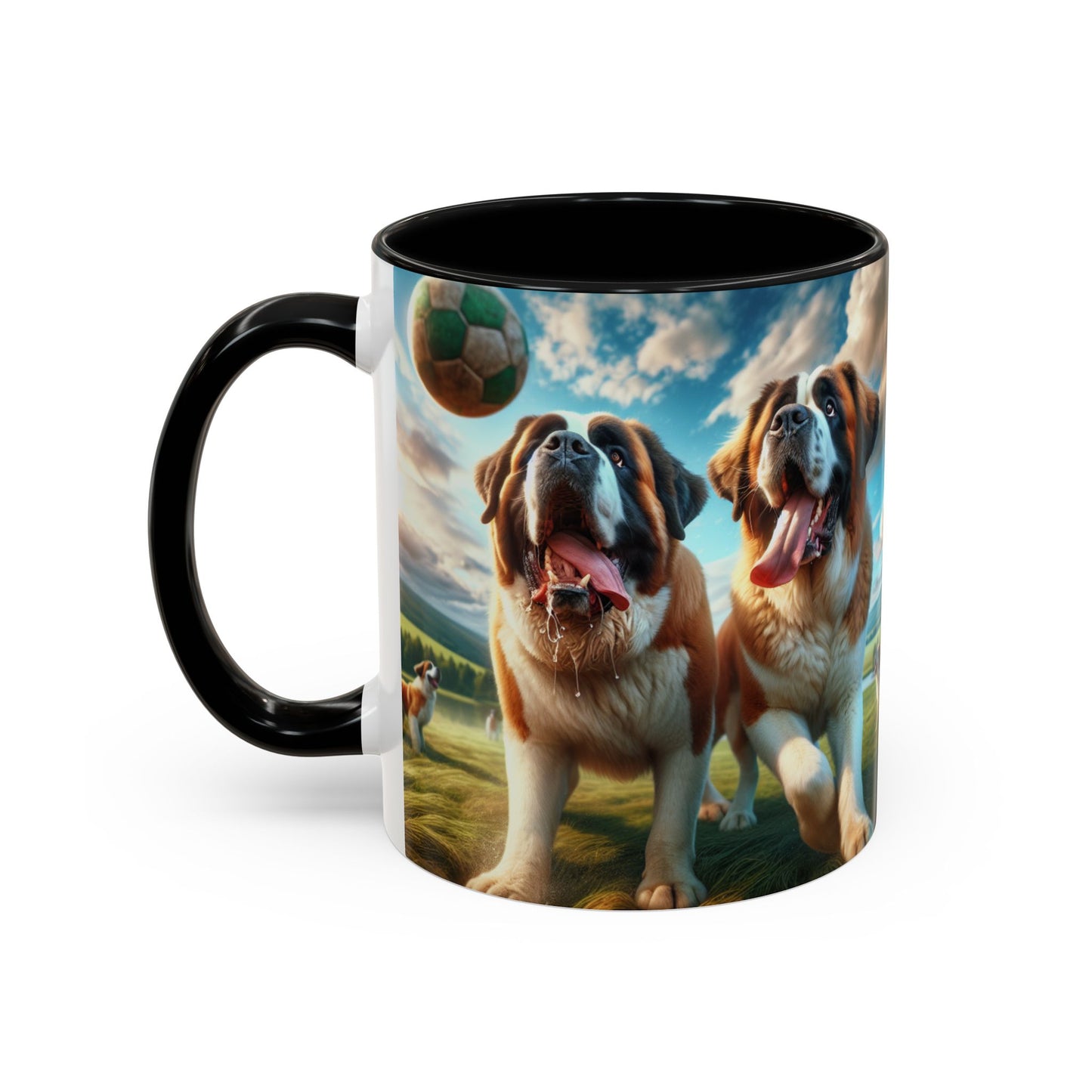 Saint Bernard Accent Coffee Mug - Perfect Gift for Dog Lovers