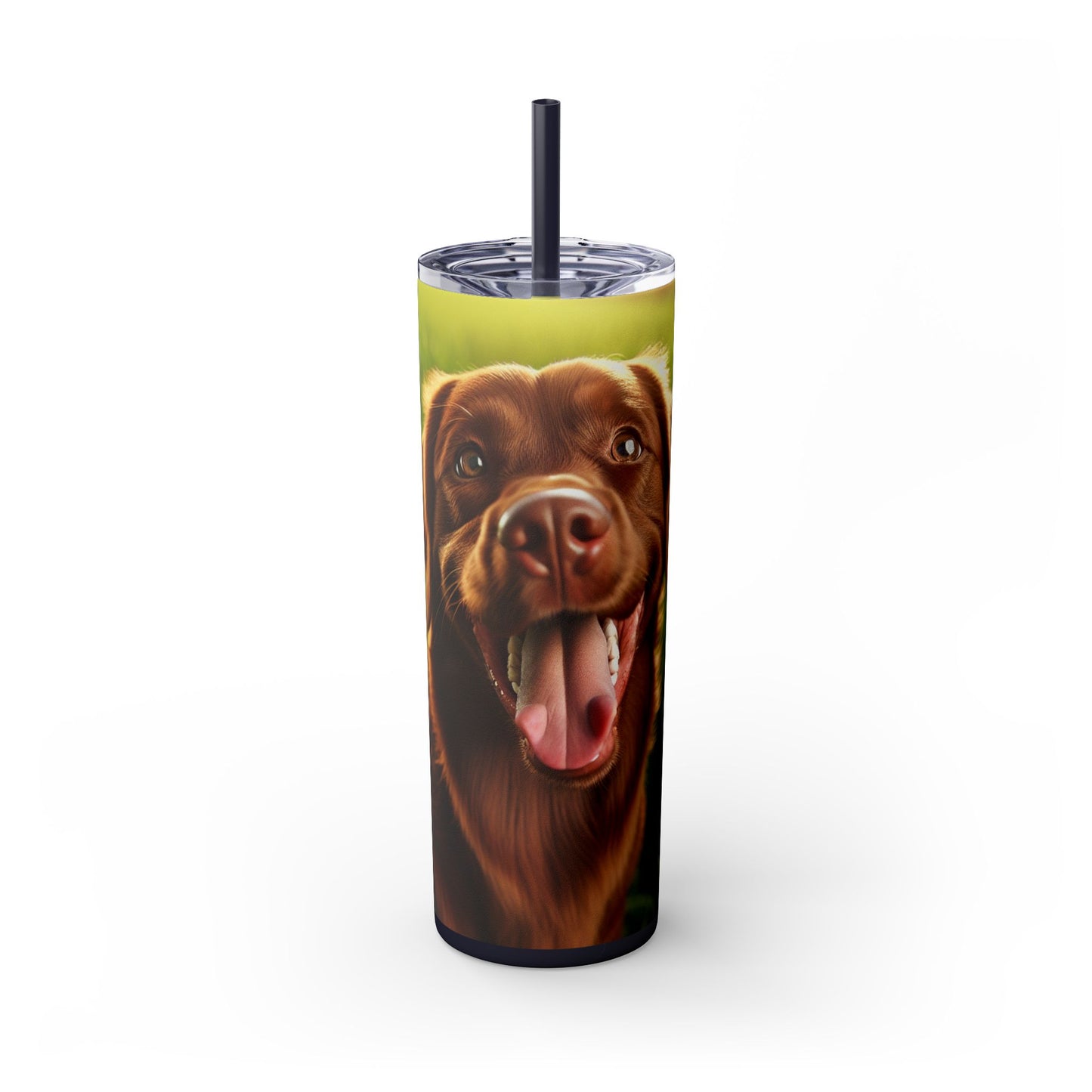 Gobelet isotherme Chesapeake Bay Retriever avec paille, 590 ml