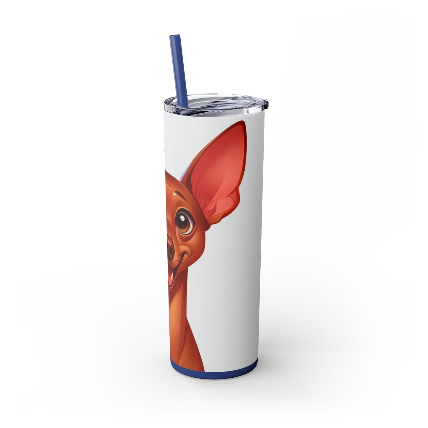 Vaso Cirneco dell'Etna con pajita, 20 oz