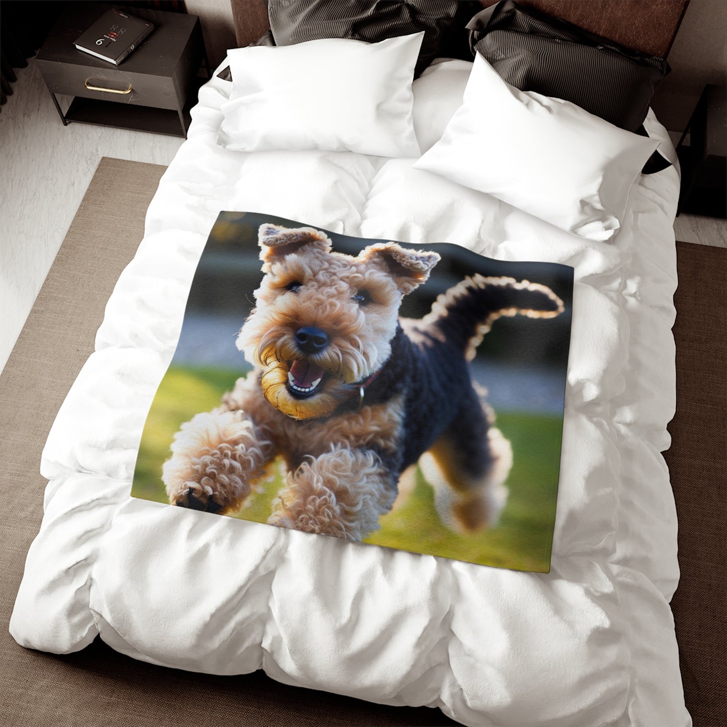 Lakeland Terrier Sweatshirt Blanket