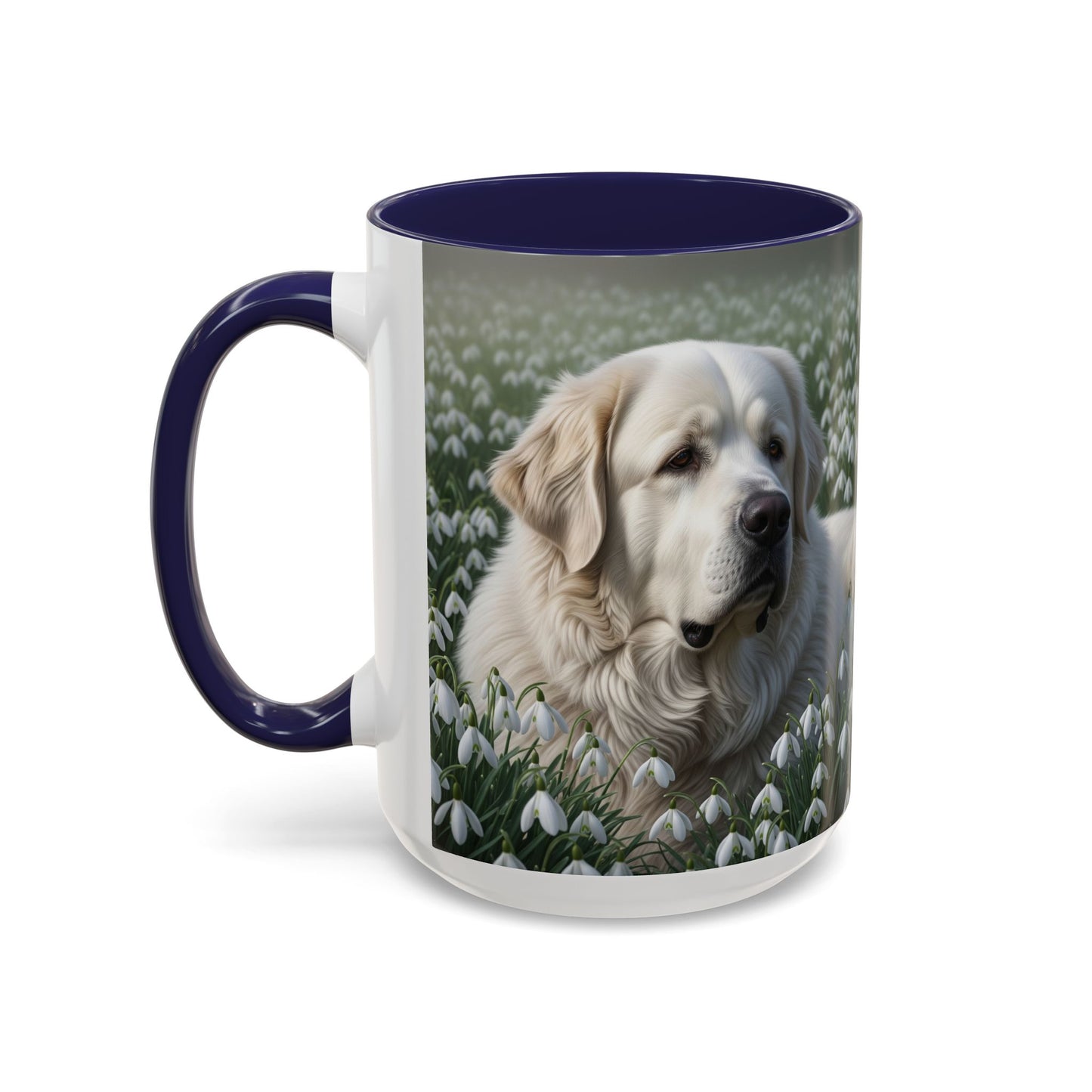 Mug à café avec motif de mastiff des Pyrénées - Cadeau idéal pour les amoureux des chiens