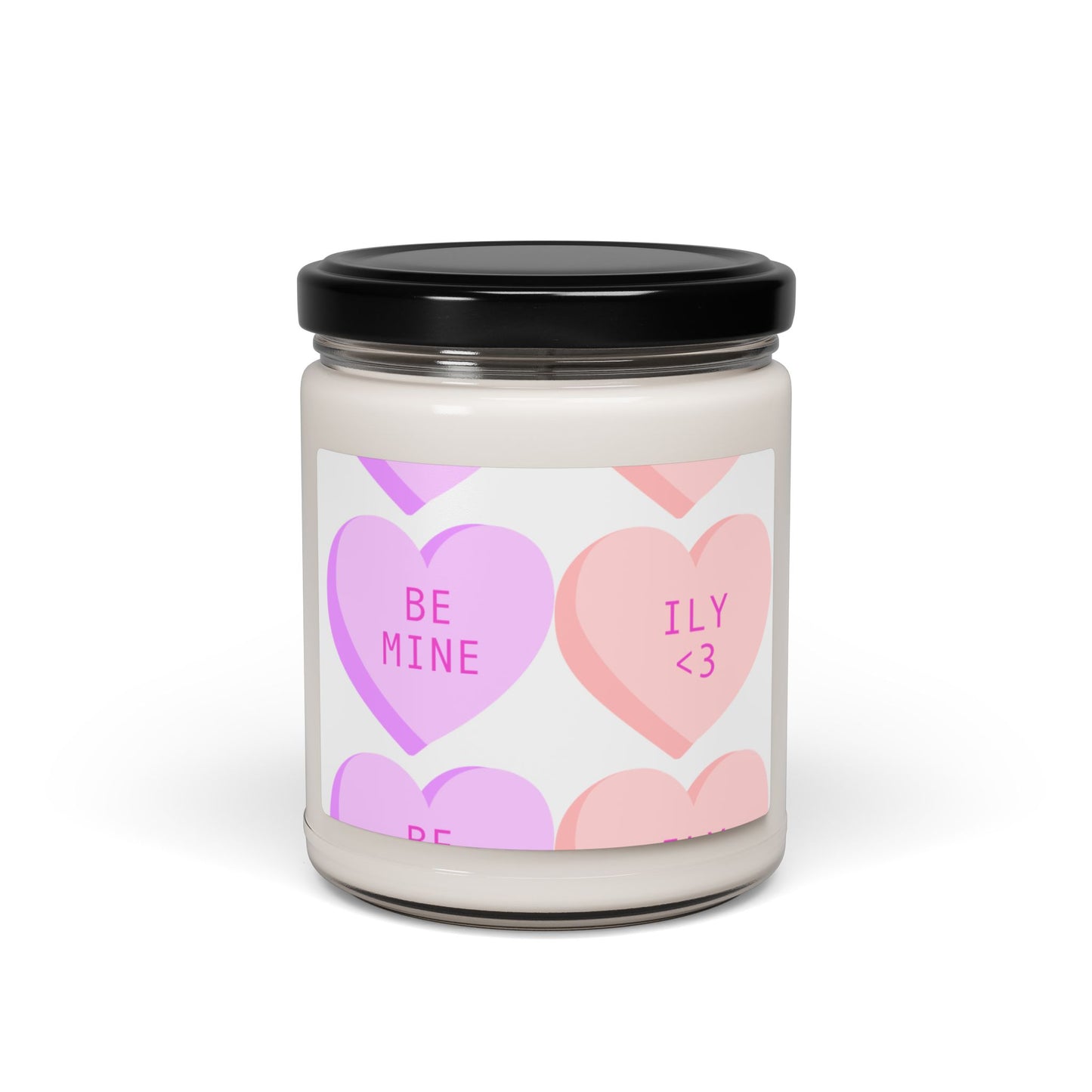 Be Mine I Love You Candy Hearts- Scented Soy Candle, 9oz