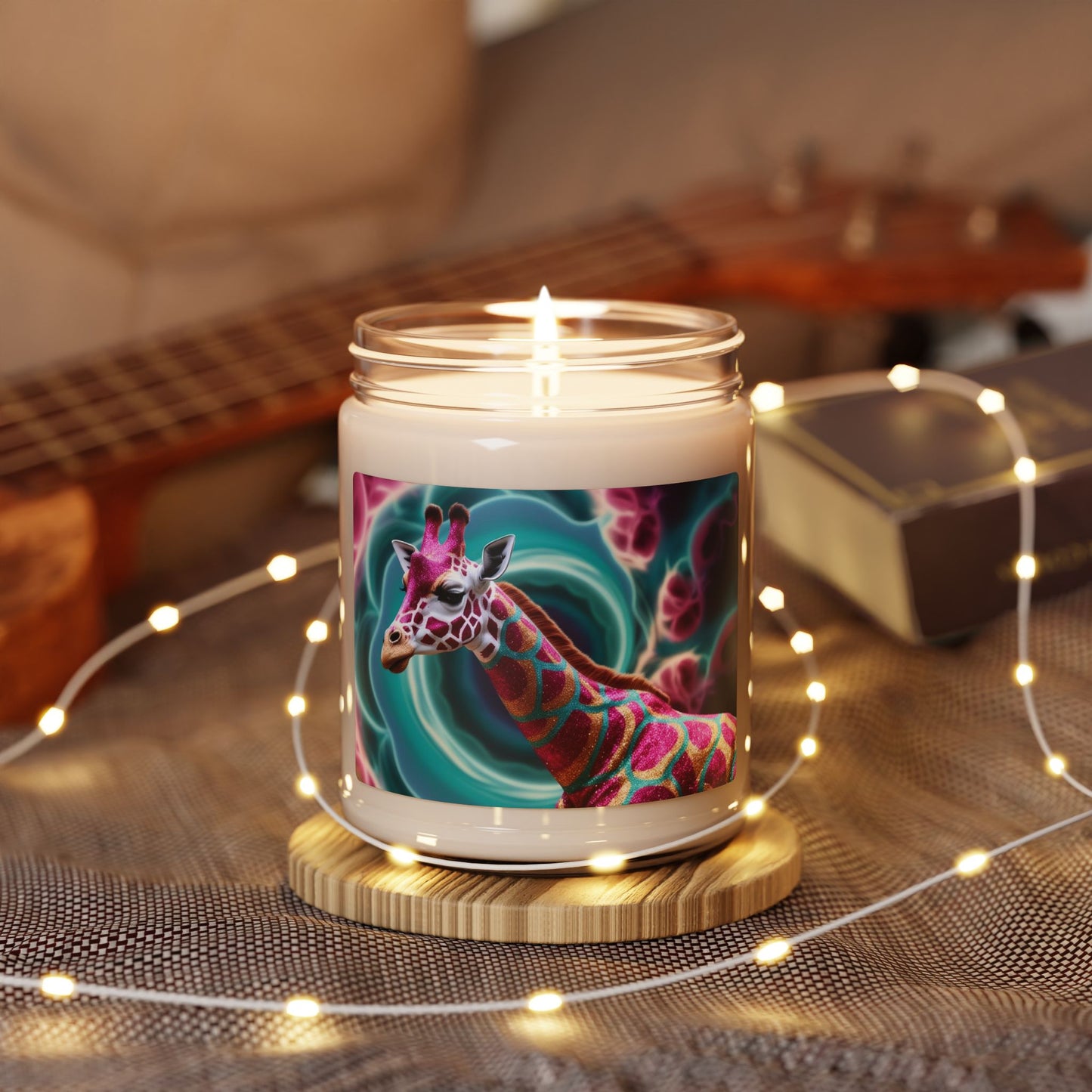 Psychedelic Giraffe- Scented Soy Candle, 9oz