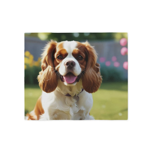 King Charles Spaniel Sweatshirt Blanket