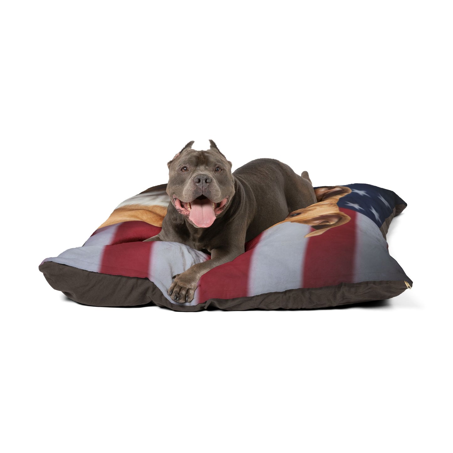 American Pit Bull Terrier Patriotic Pet Bed
