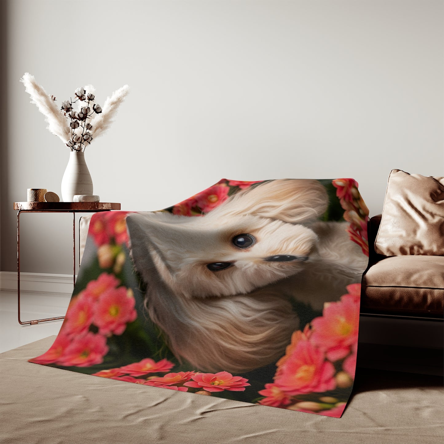 Miniature Poodle Sweatshirt Blanket