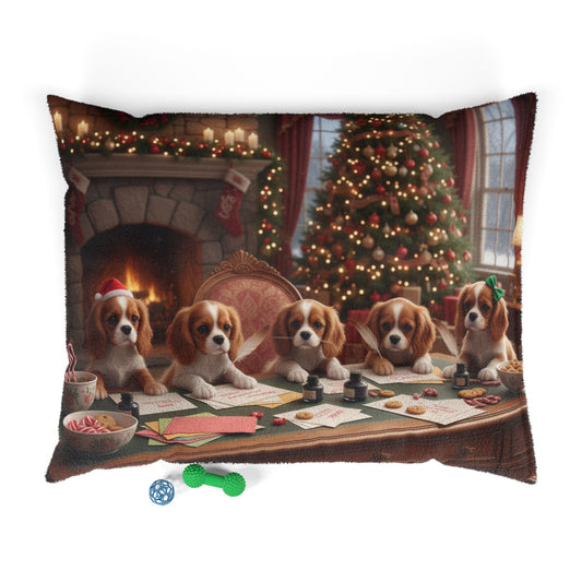 Cavalier King Charles Spaniels Letters to Santa Pet Bed