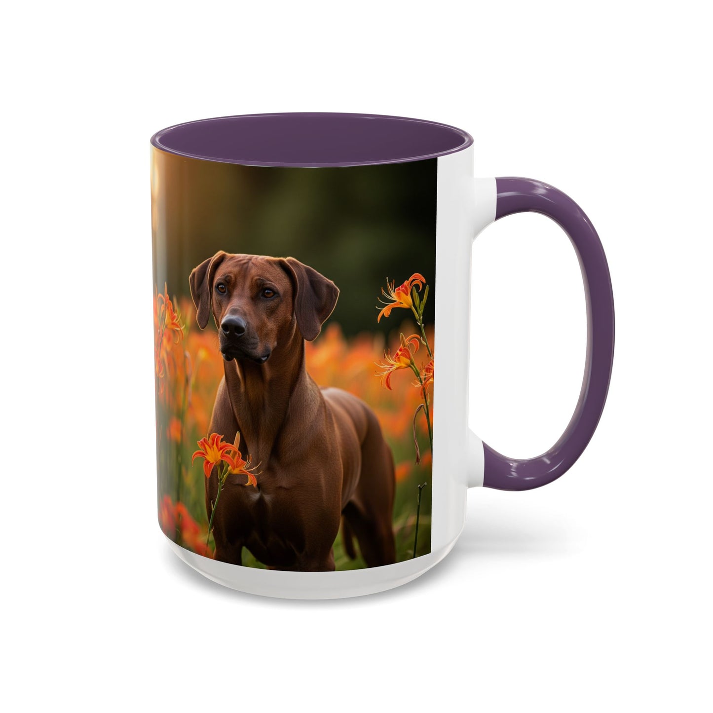 Taza de café con diseño de Rhodesian Ridgeback: el regalo perfecto para los amantes de los perros.
