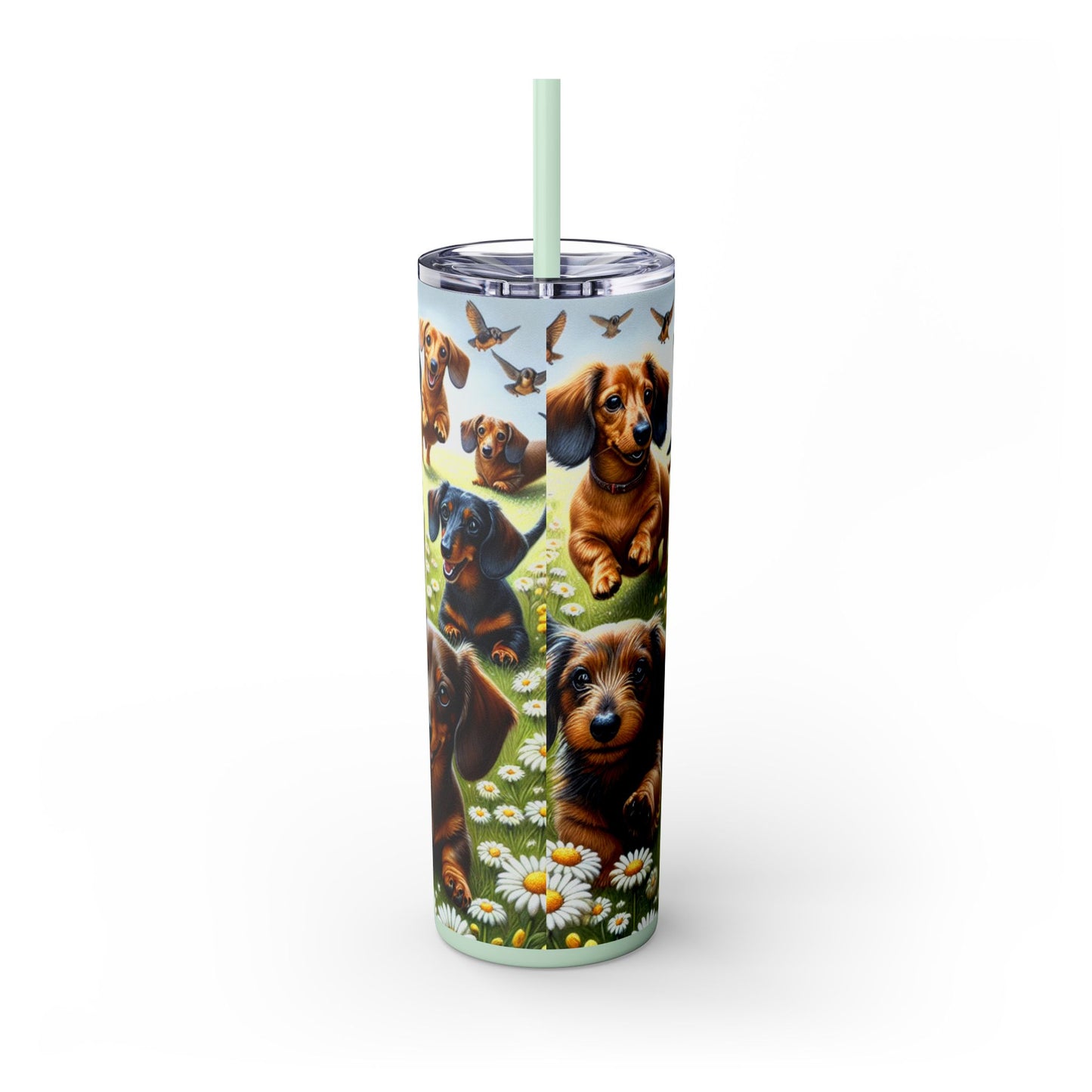 Dachshund with Straw, 20oz