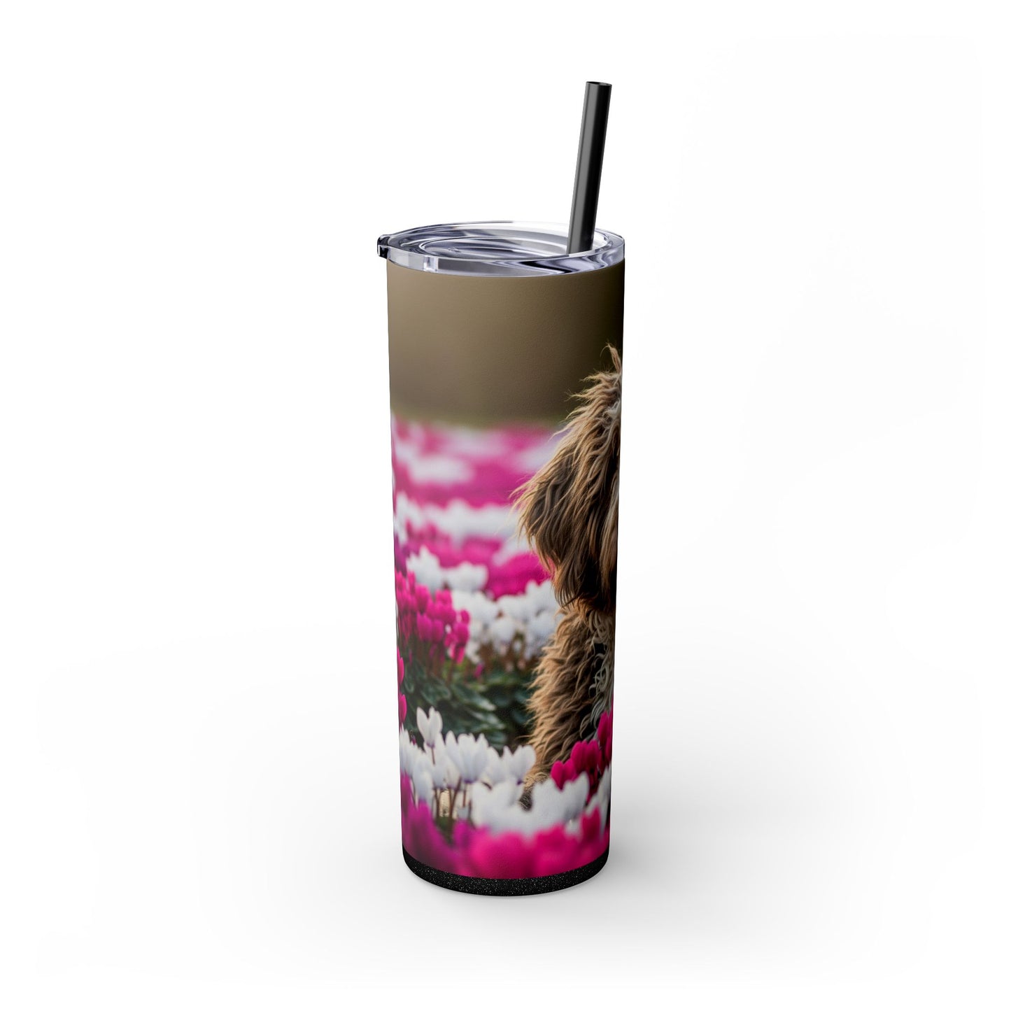Bergamasco Sheepdog Tumbler with Straw, 20oz