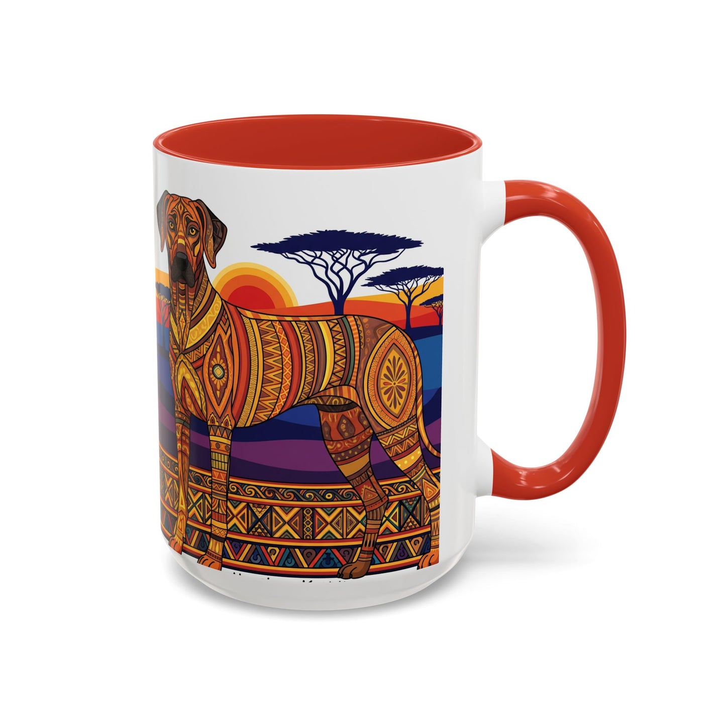 Taza de café con diseño de Rhodesian Ridgeback: el regalo perfecto para los amantes de los perros.