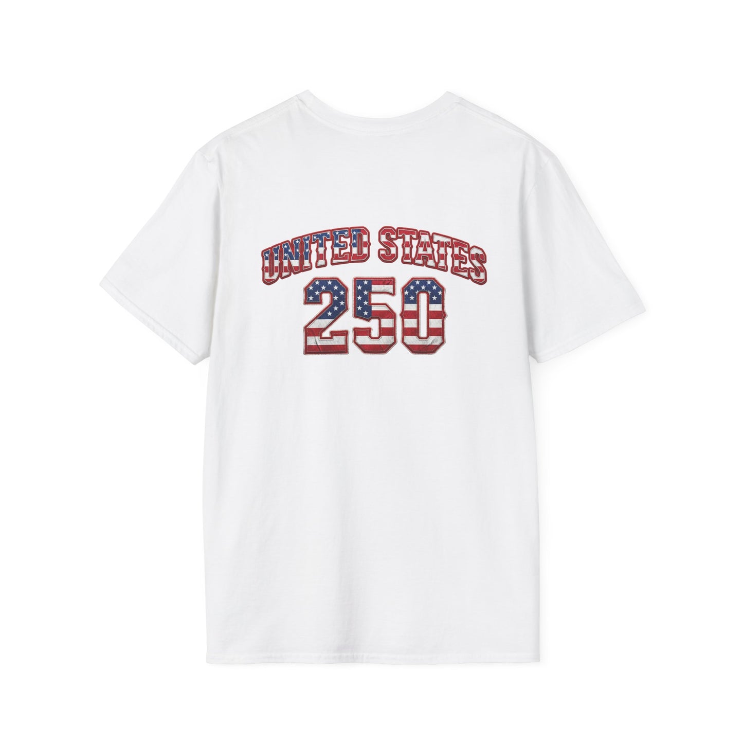 Patriotic T-Shirt — American Flag Dog Tee