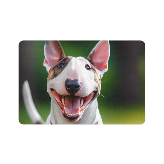 Pet Food Mat (12x18) - Bull Terrier