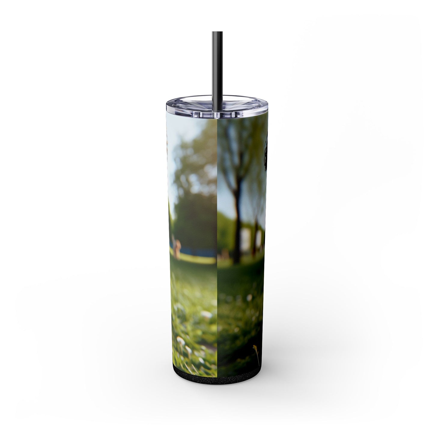 Pumi Skinny Tumbler with Straw, 20oz