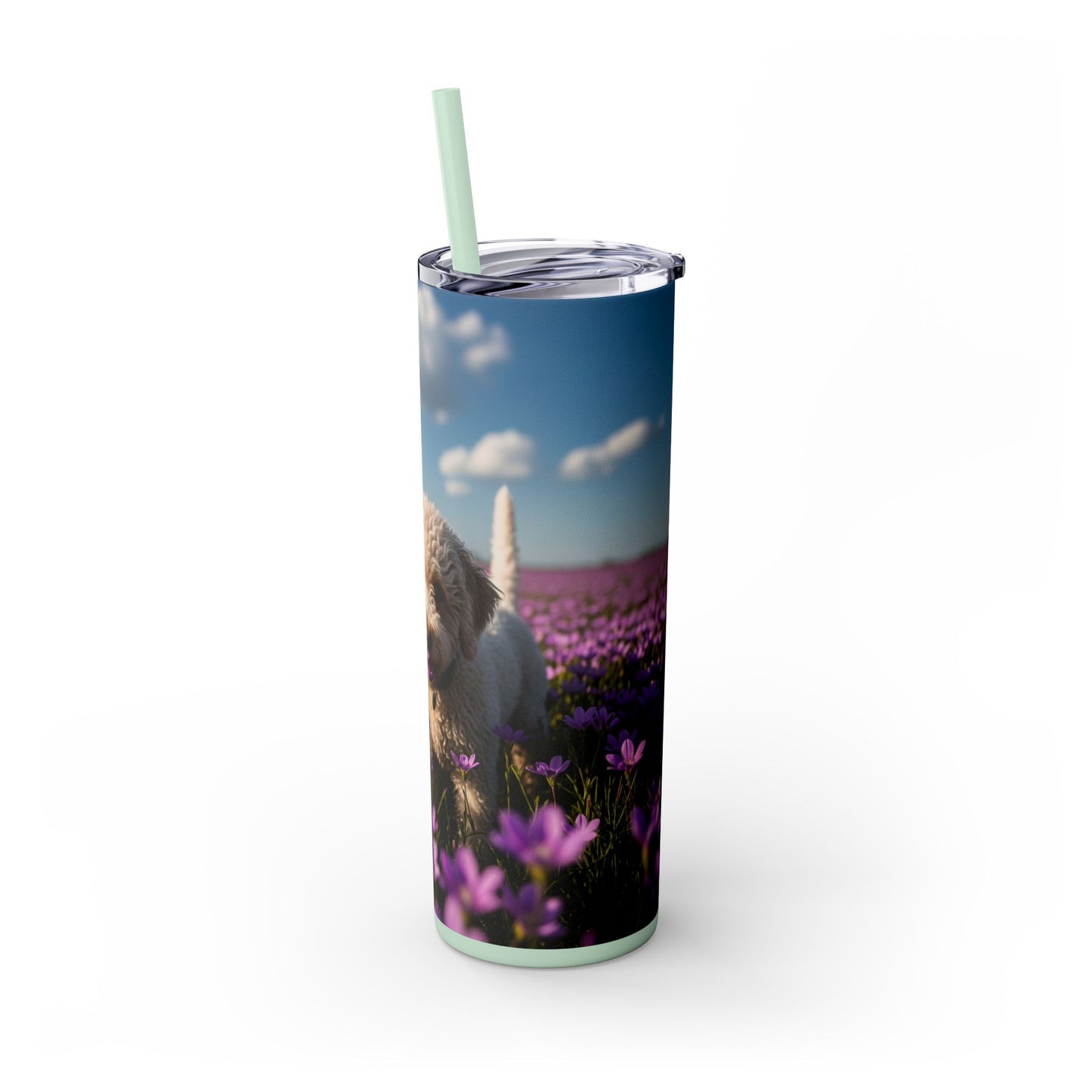 Lagotto Romagnolo Tumbler with Straw, 20oz
