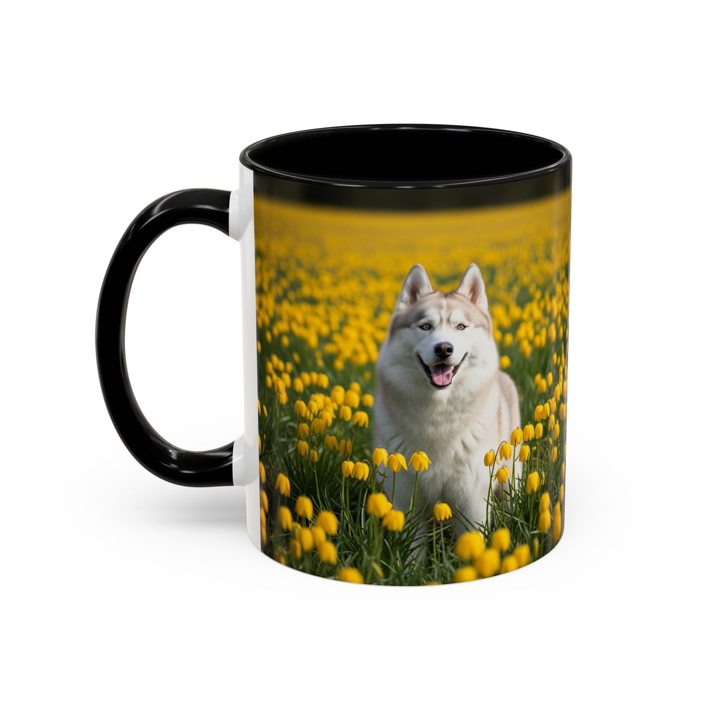 Mug à café avec motif Husky de Sibérie - Le cadeau idéal pour les amoureux des chiens