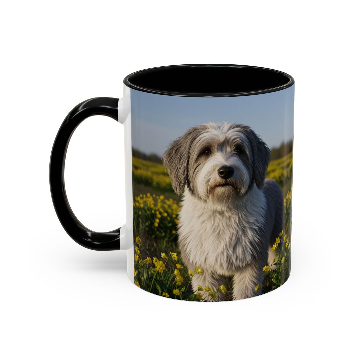 Taza de café con diseño de perro pastor polaco de las tierras bajas: el regalo perfecto para los amantes de los perros.