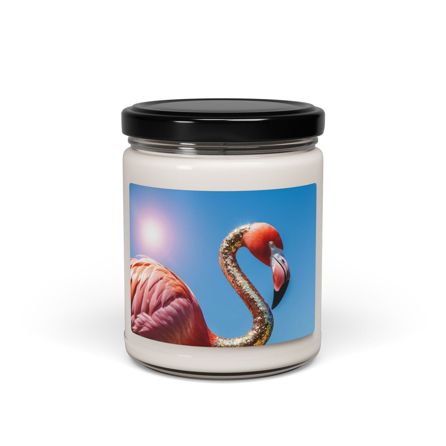 Rainbow Flamingo- Scented Soy Candle, 9oz