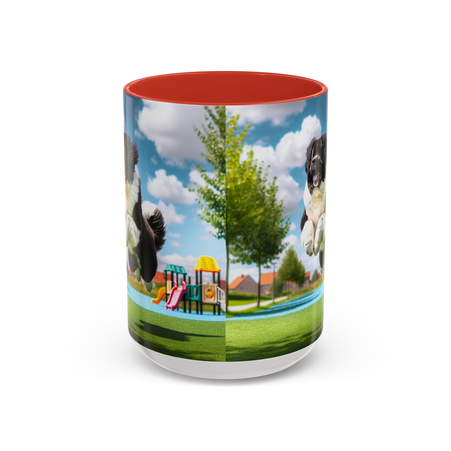 Taza de café con acento Landseer: el regalo perfecto para los amantes de los perros