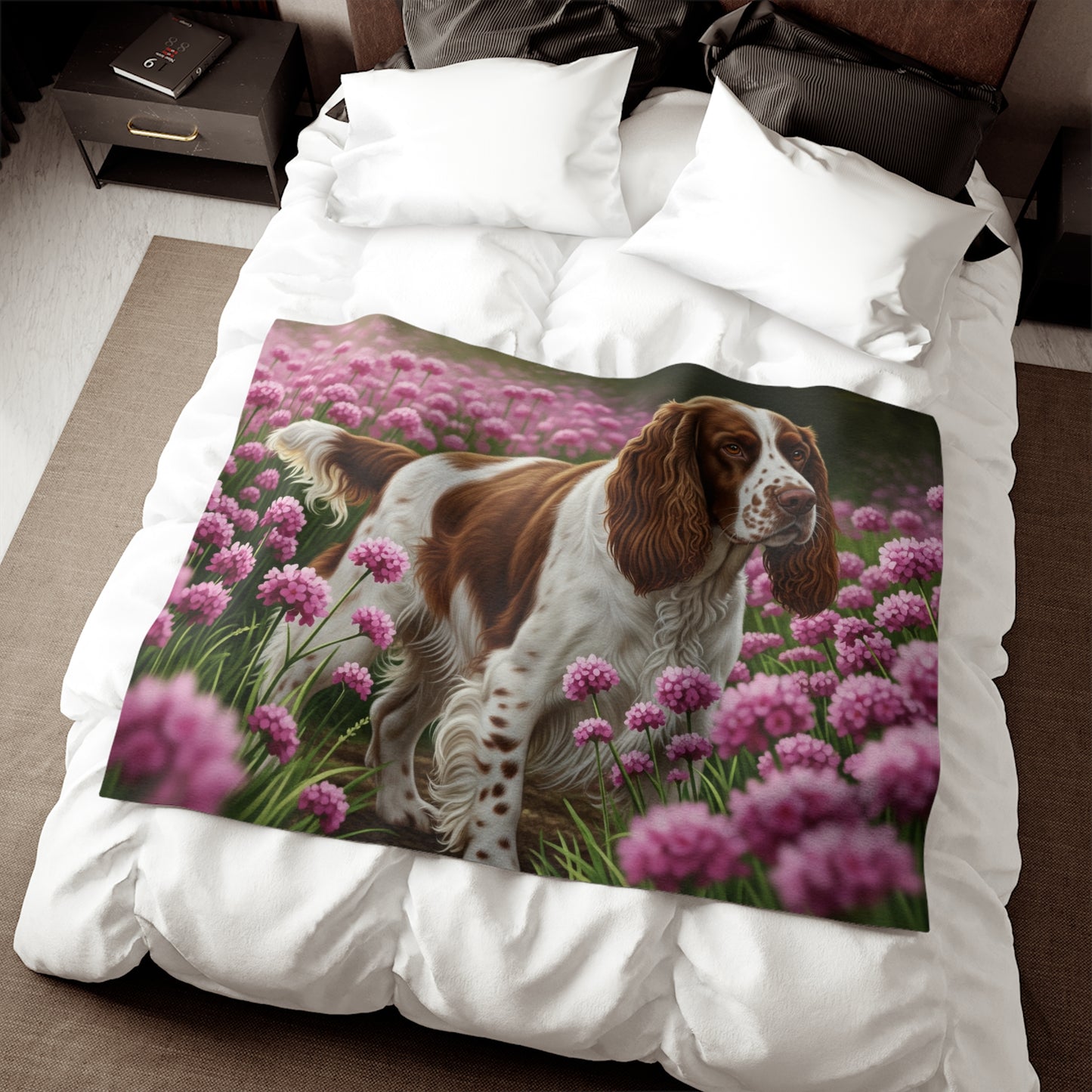 English Springer Spaniel Sweatshirt Blanket