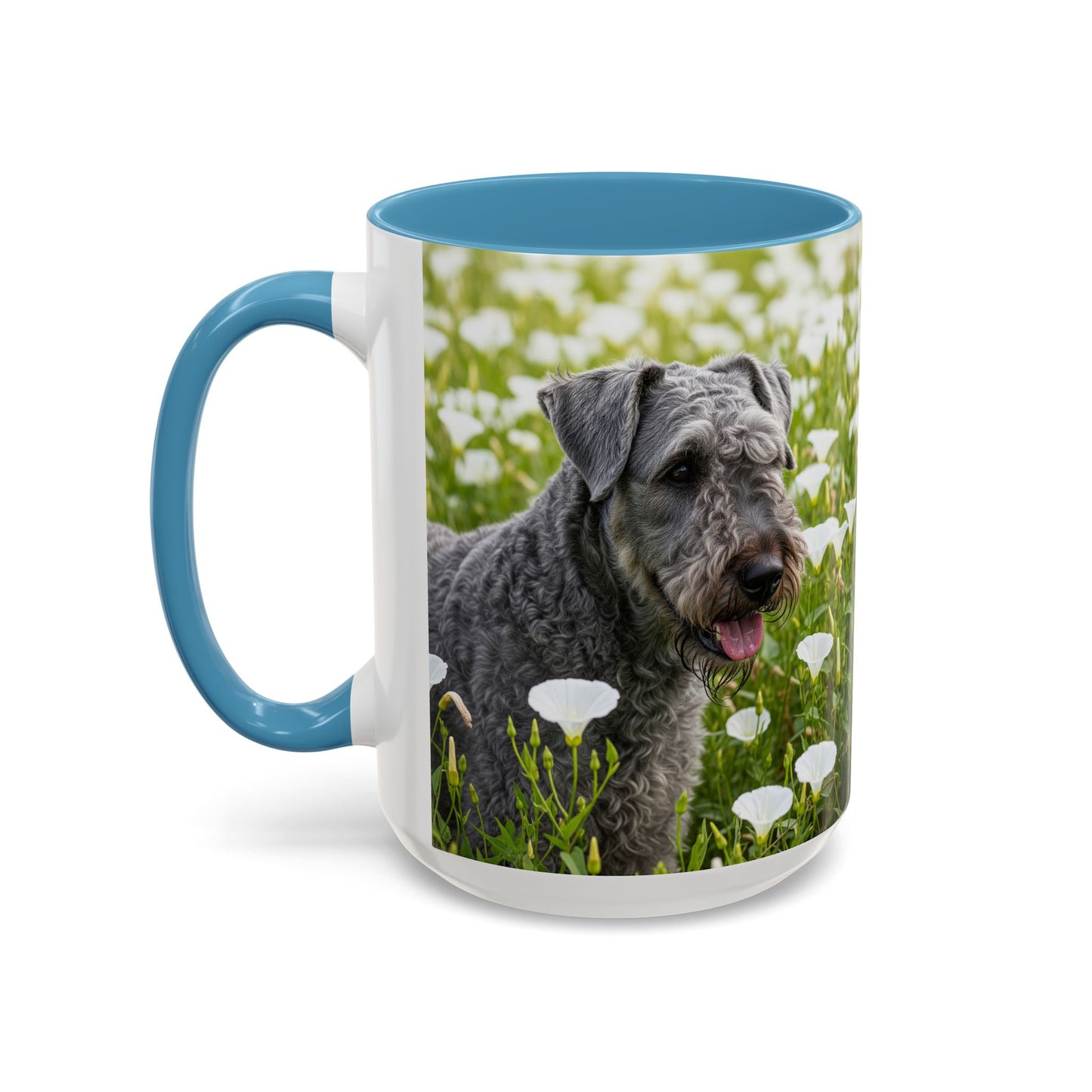 Taza de café con diseño de Kerry Blue Terrier: el regalo perfecto para los amantes de los perros.