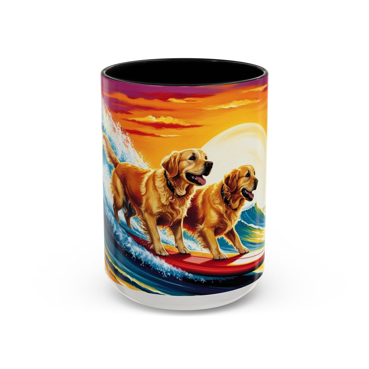 Taza de café con detalles de Surf Dogs: el regalo perfecto para los amantes de los perros